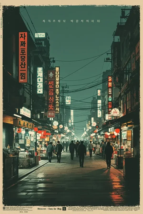 明洞夜色 电影海报
